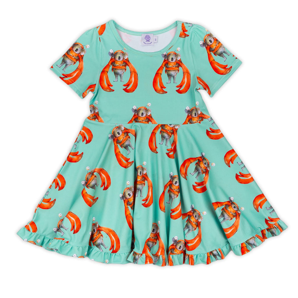 Baby girl dinosaur on sale dress