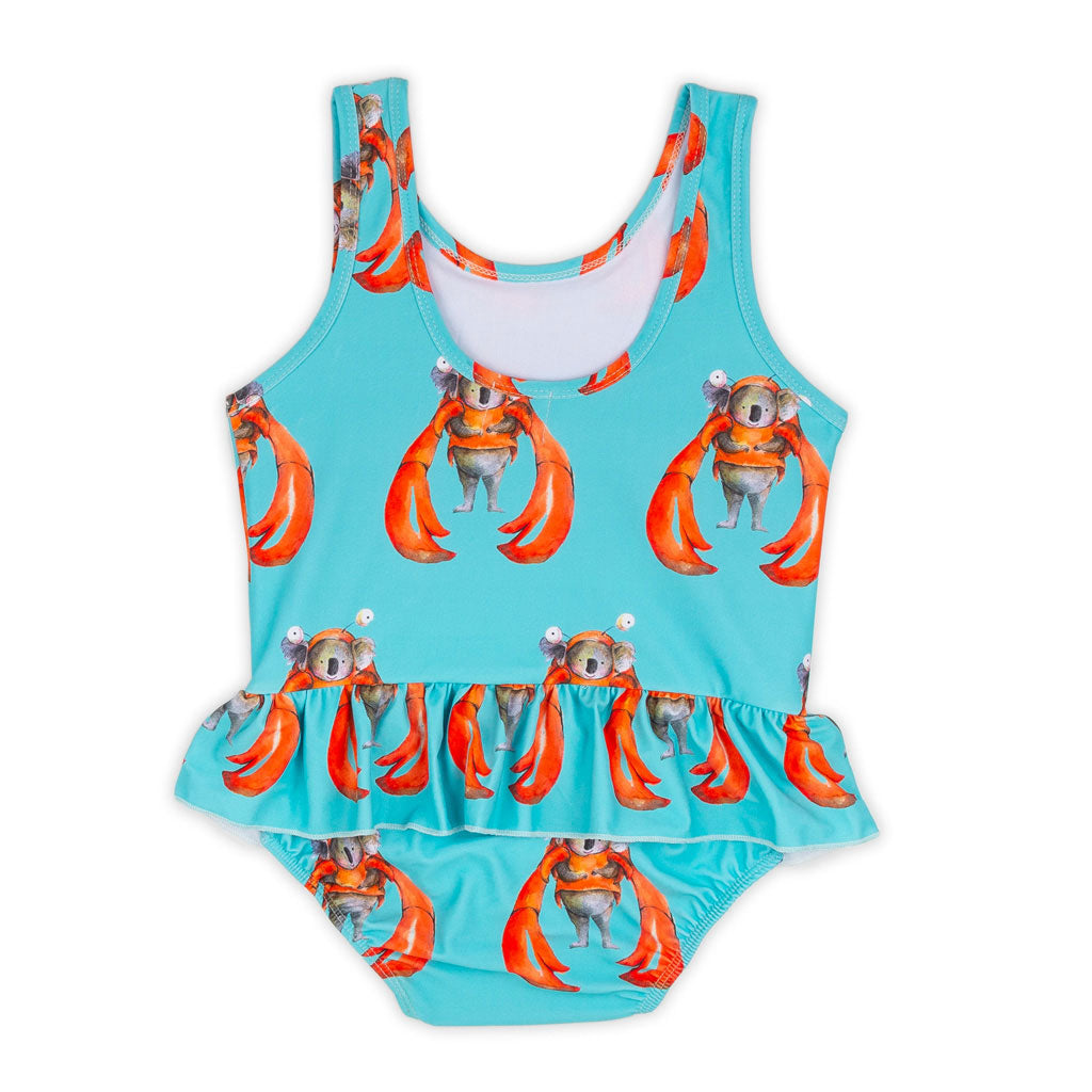 Crab Koala Girls Tutu Swimmers Cheeky Chickadee Store