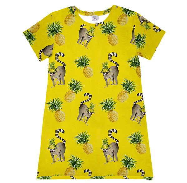 Pineapple t shirt dress online