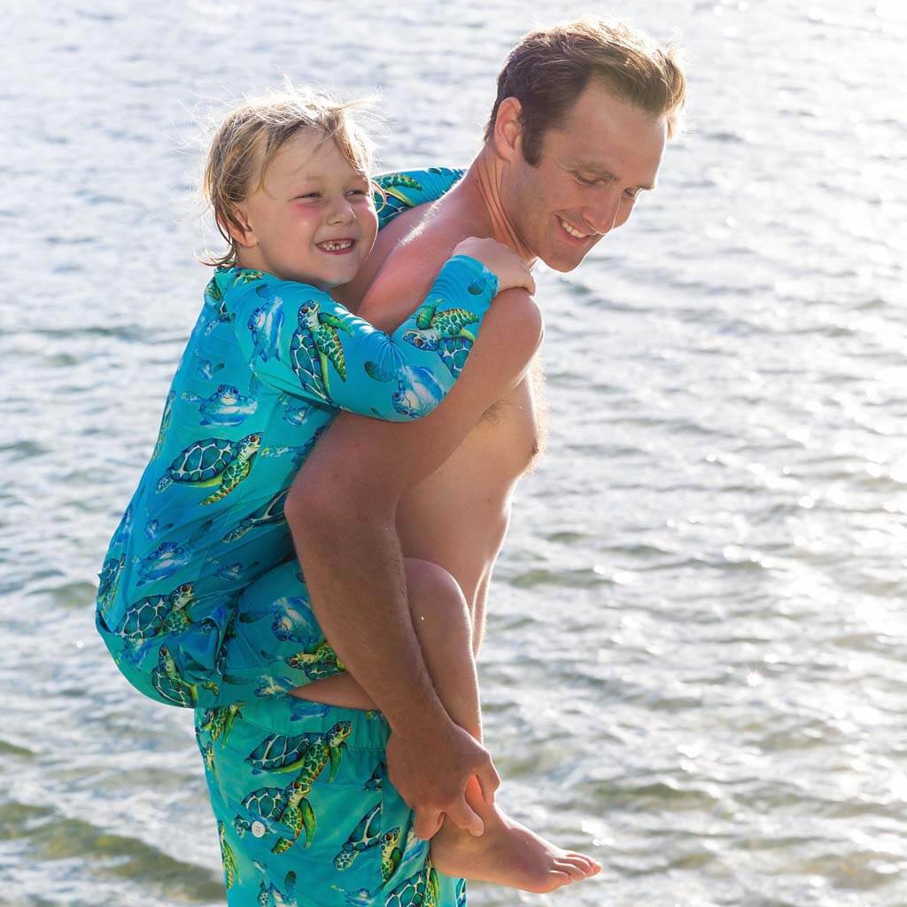 Baby boy and dad matching swimwear online