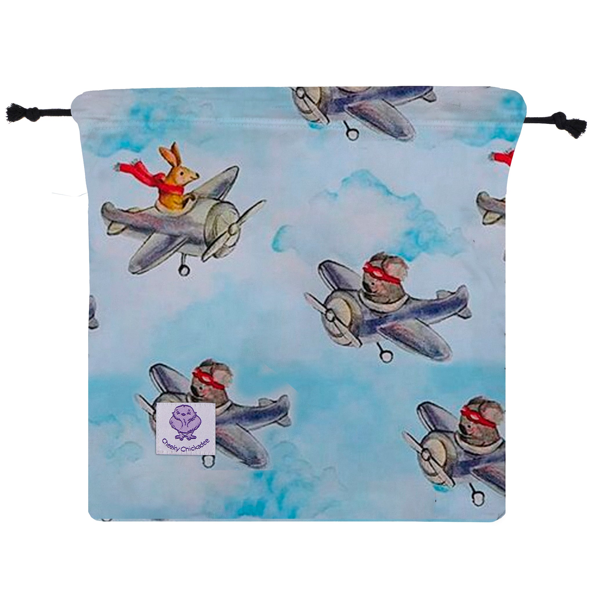 Aviation Animals Long Leg Overalls - Cheeky Chickadee Store