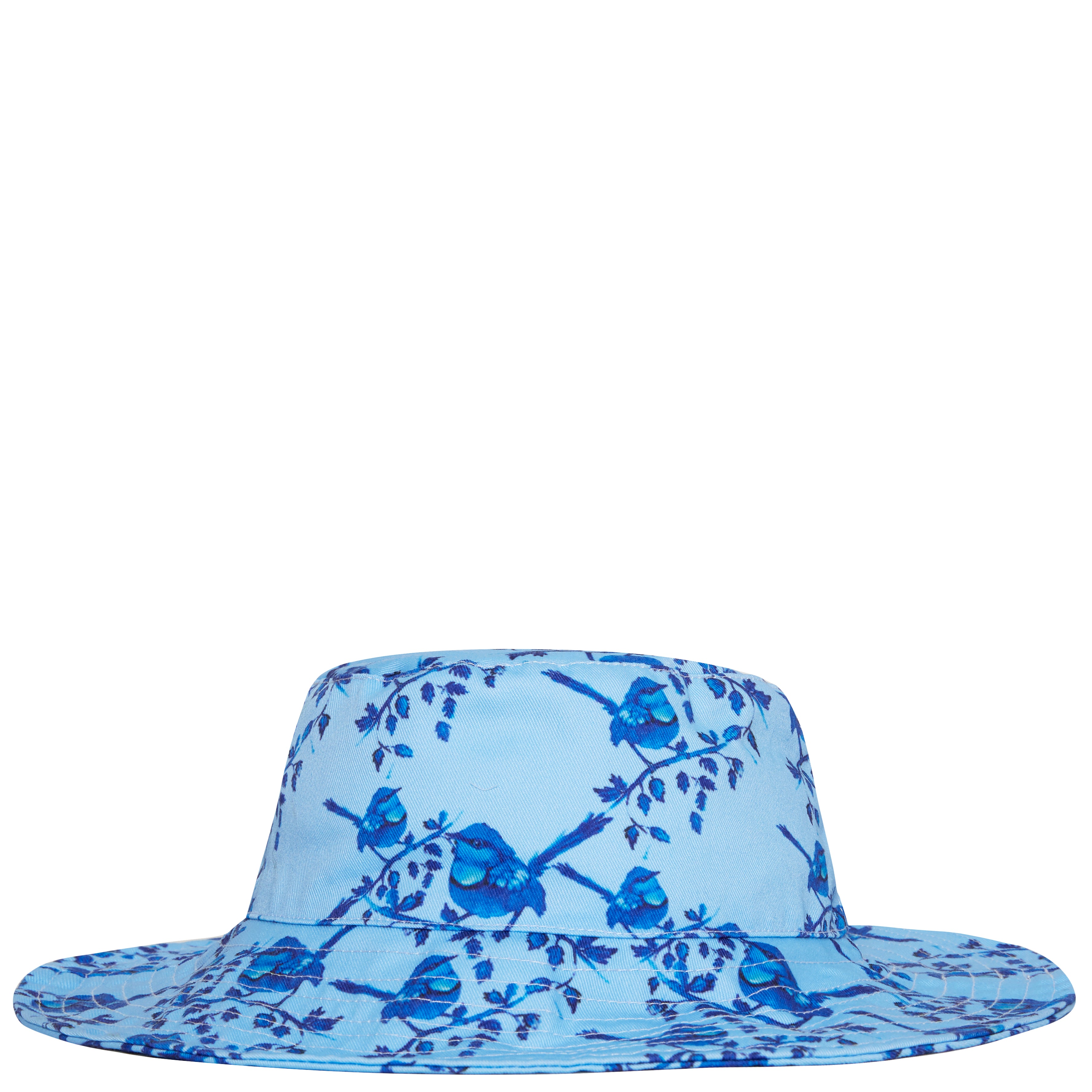 Blue Splendid Fairy-wren Beach Hat - Cheeky Chickadee Store