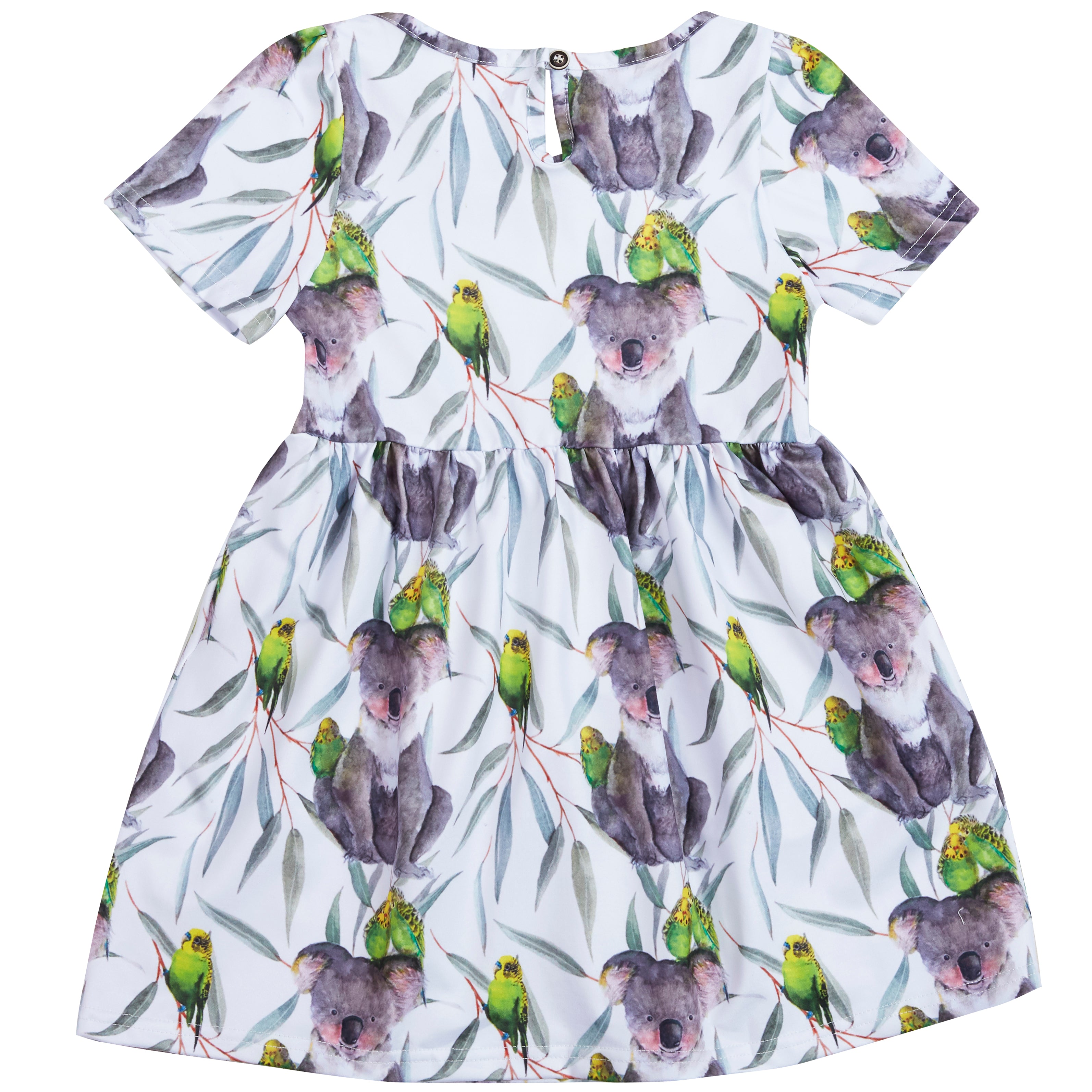 Budgie Koala Pocket Dress - Cheeky Chickadee Store