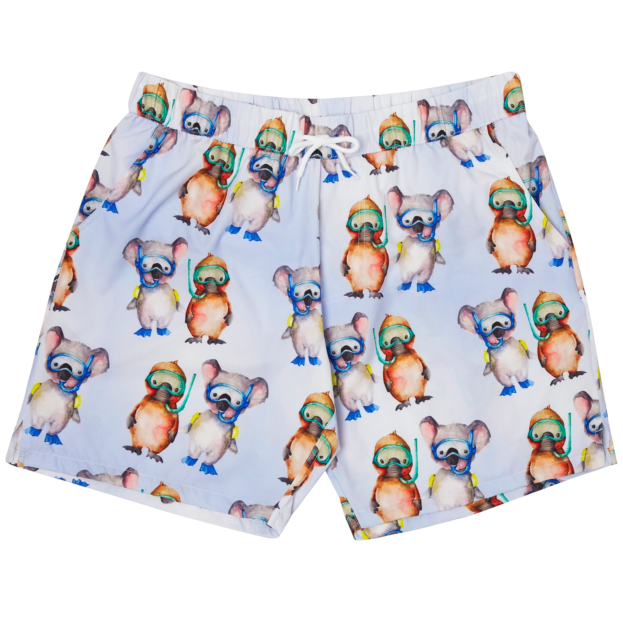 Swimming Pals Men's Boardshorts - Cheeky Chickadee Store